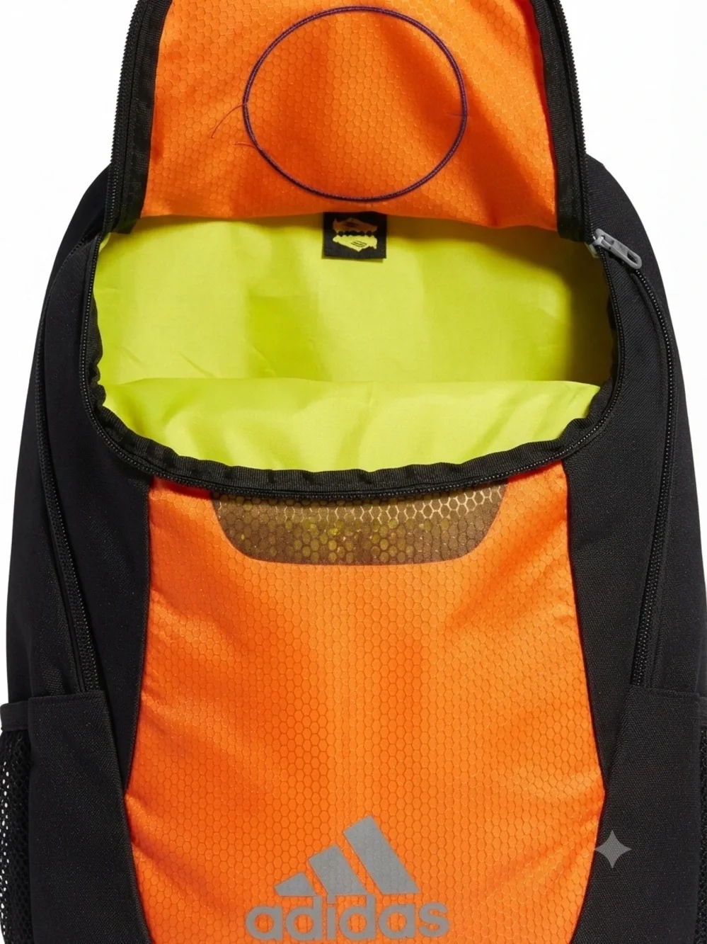 Adidas Stadium Team Soccer Backpack – Orange/Black (21